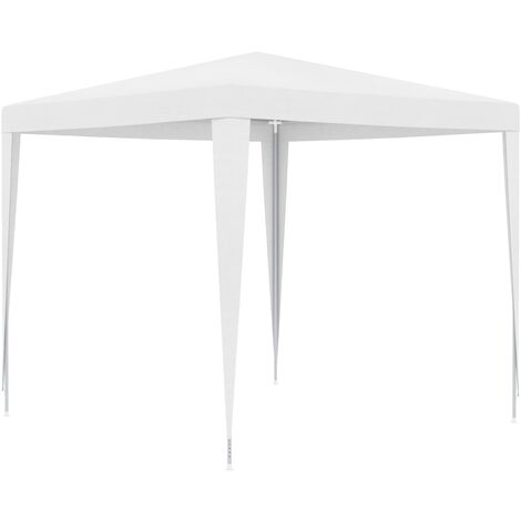 Tente de réception Style Moderne - Tonnelle Barnum - Pavillon de Jardin - 2,5x2,5 m Blanc Chic-232627