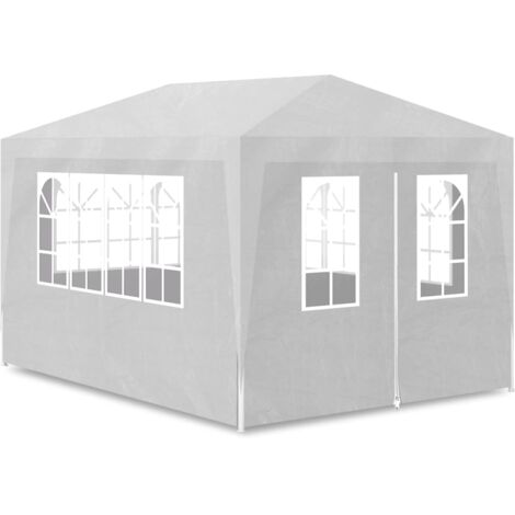 Tente de réception / Tonnelle de Jardin Barnum / 3 x 4 m Blanc