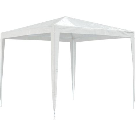 Tente de réception Tonnelle de réception Barnum 2,5x2,5 m Blanc 63232