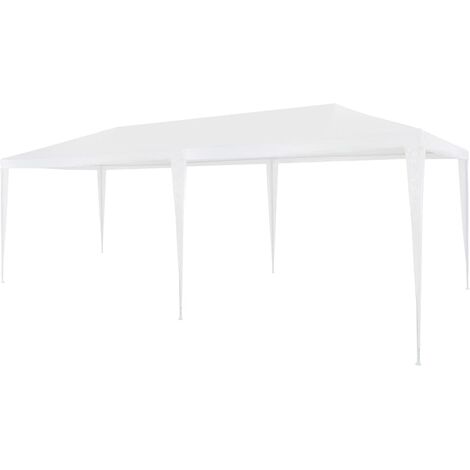 Tente de réception  Tonnelle de réception Barnum 3 x 6 m PE Blanc 60368