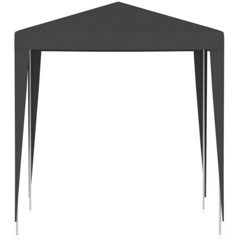 Tente de réception Tonnelle de réception Barnum professionnelle 2x2 m Anthracite 33565