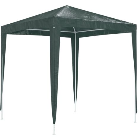 Tente de réception  Tonnelle de réception Barnum professionnelle 2x2 m Vert 69705