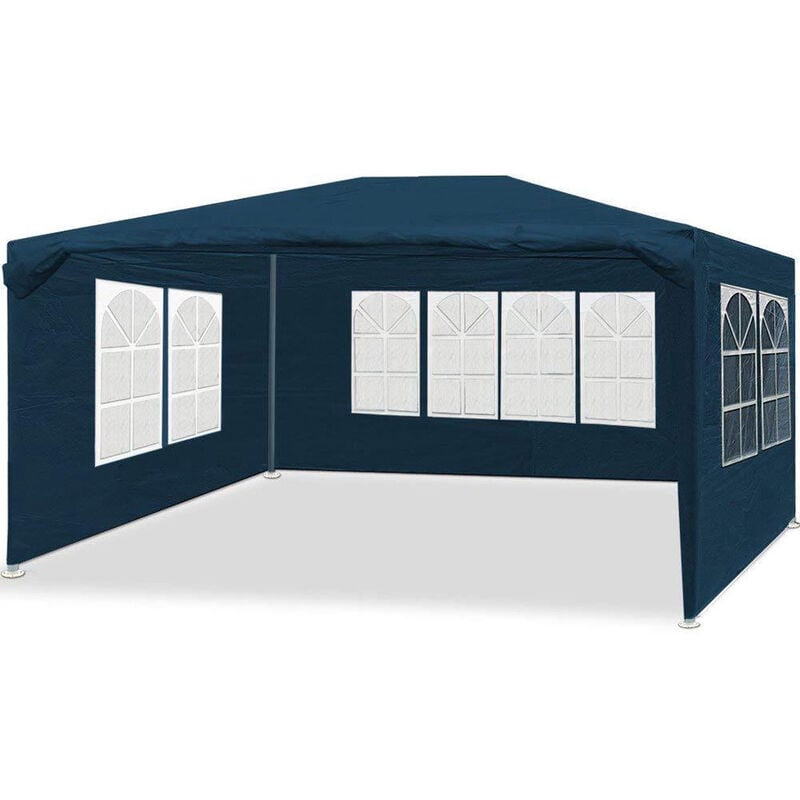 MaxxGarden Tonnelle de Jardin 3x4 m - 12m² - Pavillon - Avec Panneaux Latéraux - Tente de Jardin Rapide à Installer - Tente de Réception - Barnum