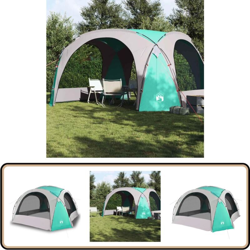 Tente de réception vert imperméable - Tente De Reception - Tente Exterieure - Chapiteau - Abri Extérieur - Jardin