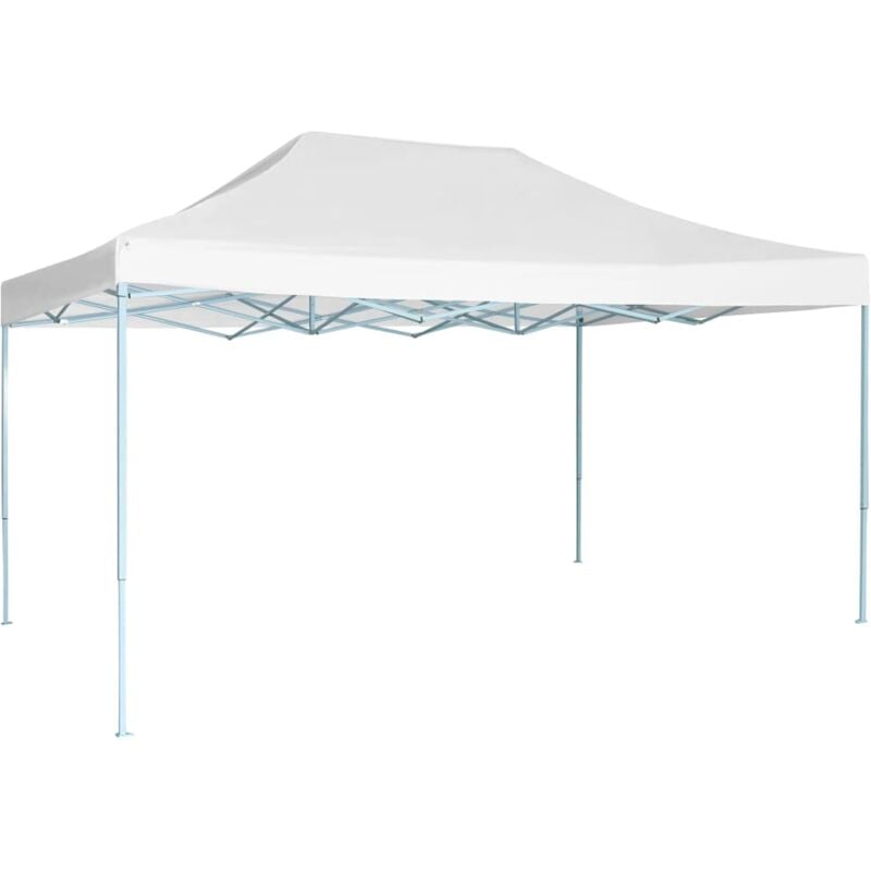 Tente de réception,Barnum pliable professionnelle 3x4 m Acier Blanc CFW79859