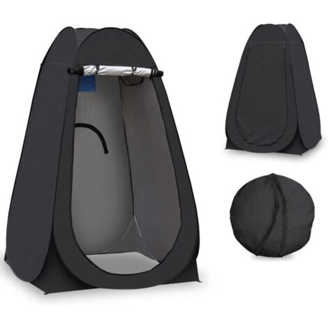 Tente de Toilette Pop Up Toilette Cabinet de Changement Anti-UV Tente de Douche pour la Plage, la pêche, Le Bain, l'extérieur, avec Un Sac de Transport