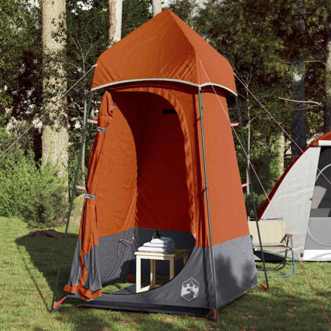 Tente de toilette-Toilette Extérieure Portable orange imperméable
