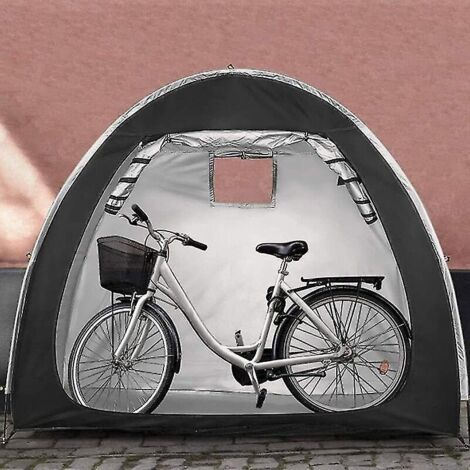 Tente de vélo 210D épaisse, housse de vélo portable et imperméable, pliable, noire