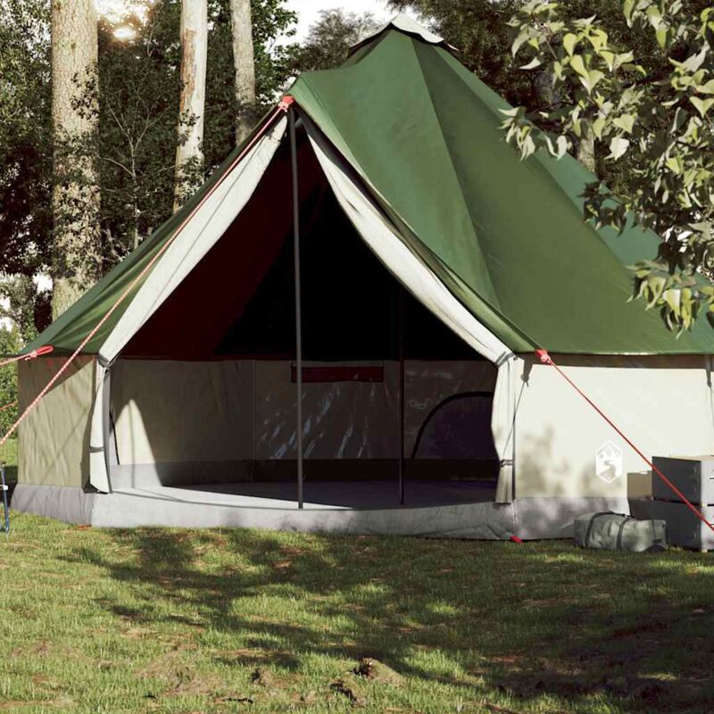 Vidaxl - Tente familiale tipi 10 personnes vert imperméable
