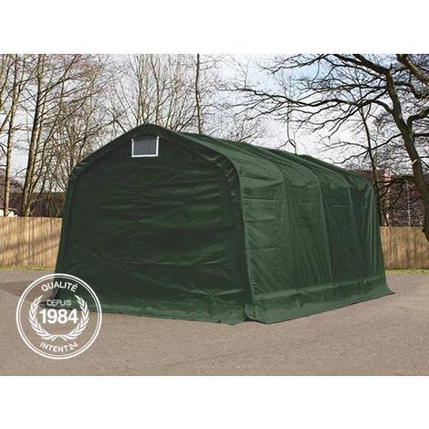 8x12 m, Tente garage de stockage, PRIMEtex 2300, porte 4,0x4,7 m