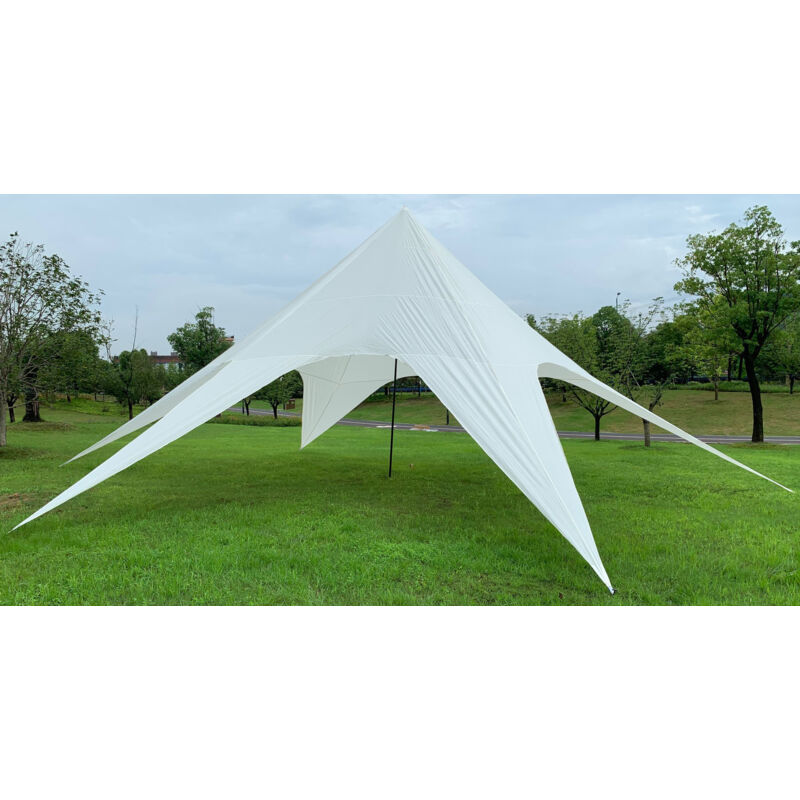 Tente Gazebo Garden Star avec une couverture de 15 m² de différentes couleurs Couleur : Blanc
