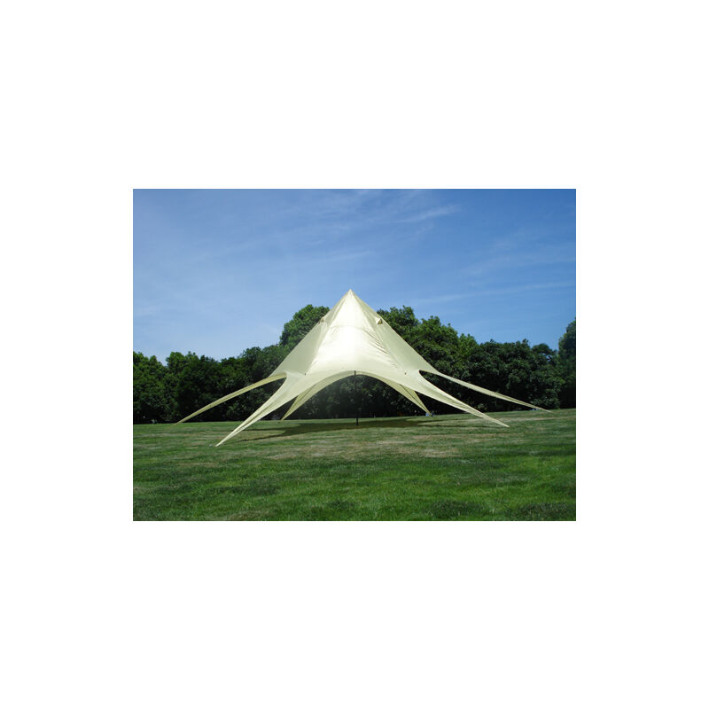 Tente Gazebo Garden Star avec une couverture de 15 m² de différentes couleurs Couleur : Crème
