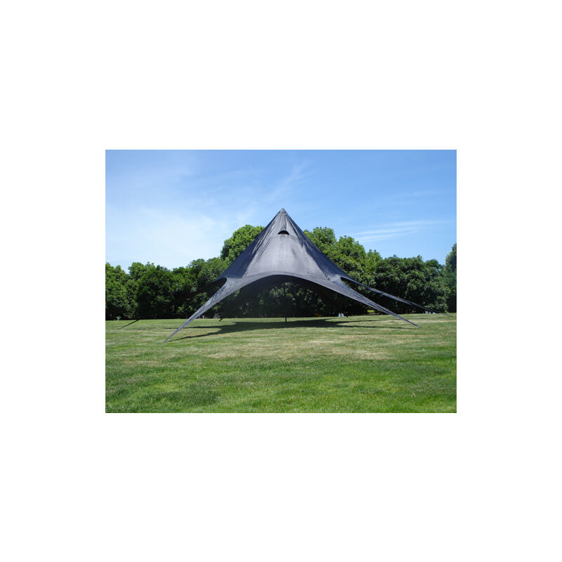 Tente Gazebo Garden Star avec une couverture de 15 m² de différentes couleurs Couleur : Noir
