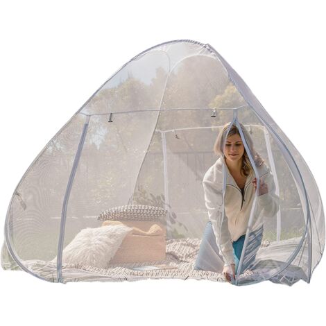 Tente moustiquaire pop-up pour lits, moustiquaire pliable portable