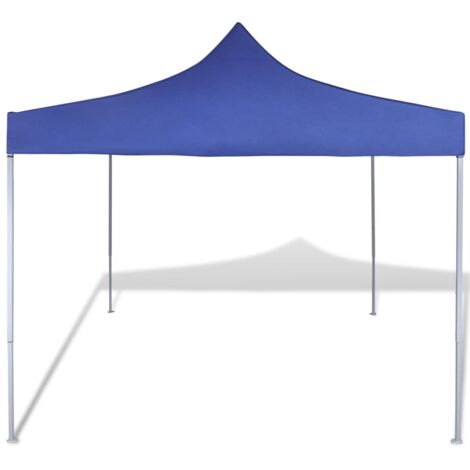 Tente pliable  Tente de réception Tente de jardin Bleu 3 x 3 m 41322