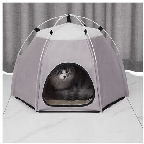 Tente Portable Pliable pour Animaux de Compagnie, Niche étanche pour Chat et Chien, Tente de Camping pour Animaux de Compagnie Quatre Saisons, Maison pour Animaux de Compagnie Lavable