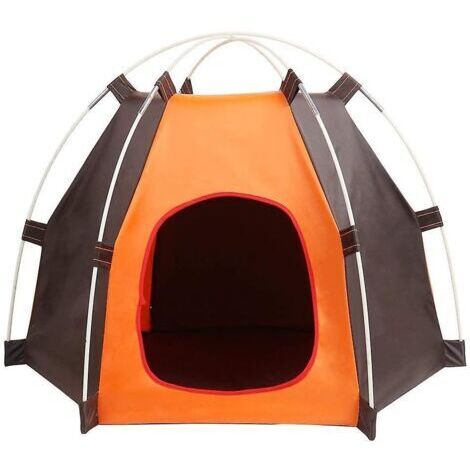 Tente portable pliable pour chien et chat, abri d'extérieur étanche pour animaux Wigwam