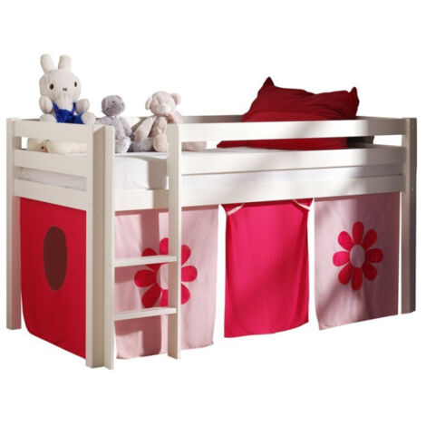 Tente Textile pour Lit "Pino Flower" Rose