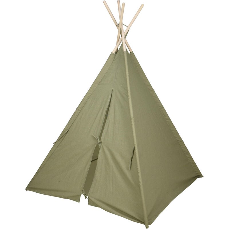 Tente tipi vert militaire, 103 x 103 x 160 cm