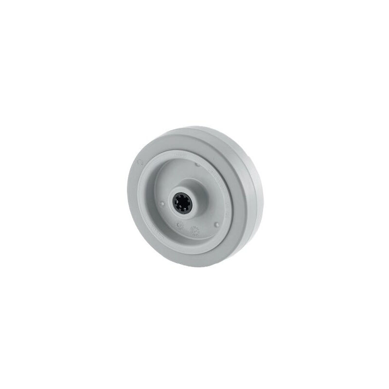 Tente Ufr100 X 34-Ô12 Pour Roue De Roulette Industrielle, Ufr Gris, Non Marquant (Lot De 2) 00031362gs