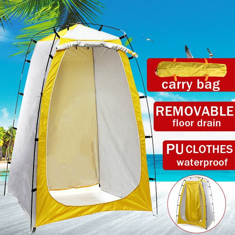 Tentes de bain de douche extérieures portatives changeantes de tente de cabine d'essayage abri de camping tentes de toilette de plage