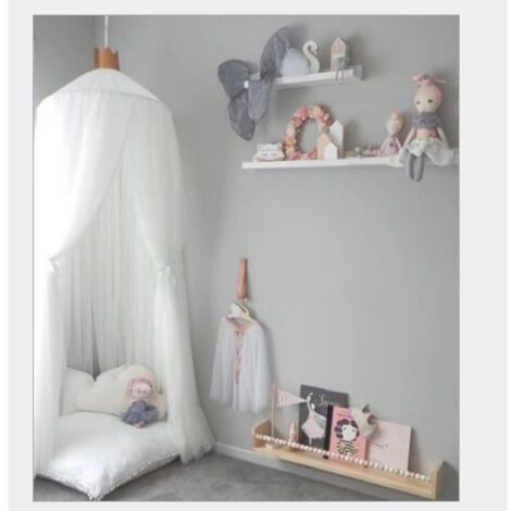 Tentes de dôme - Rideau de lit - Moustiquaire fantastique - Ciel de Lit Avec étoiles - Blanc