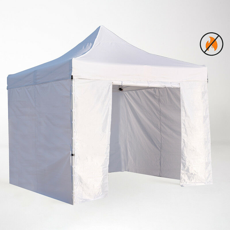 Tentes Pliantes 3x3 - Tente 3x3 Master Ignifuge (Kit Complet) - Blanc - Blanc