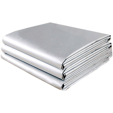 Tenture Blockout Tri-Layer Premium – Rideau Isolation Totale, Polyester, Argent, Dimensions Variées (1x1.4m, 1.4x1.8m, 1.4x2m, 1.9x2m, 2.8x2m) – 1 Rideau Inclus
