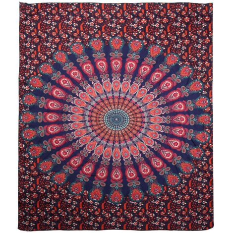 Tenture Murale Bohème Mandala Indien Décor Tissu pour Chambre (3 Pièces)