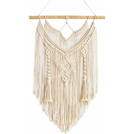 Tenture Murale, Decoration Maison Macrame Mural Macramé Decoration Murale Tapisserie Murales Tapis Mural Tisses Main Interieur Exterieur Decoration Boheme Mariage Salon Chambre