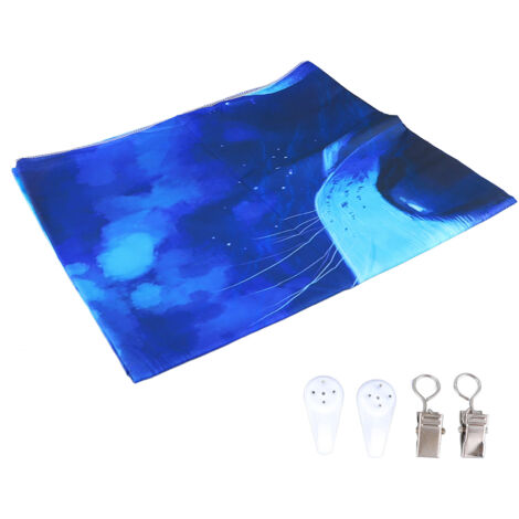 Tenture murale fluorescente motif planète réactive aux UV, décoration d'intérieur pour mur 200x150cm