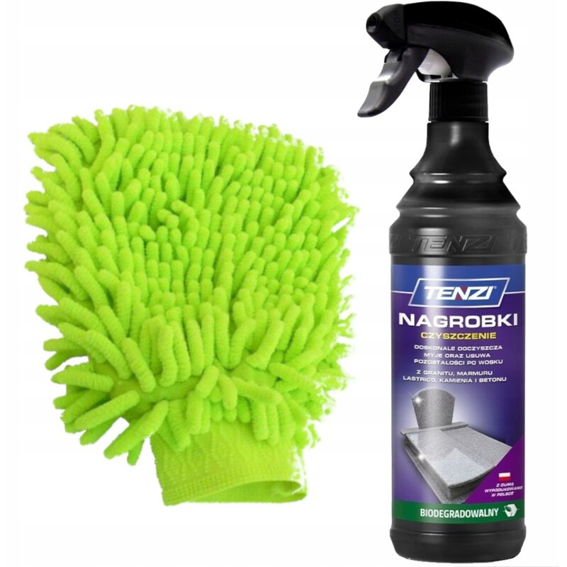 Tenzi Ensemble De Produits De Nettoyage Pour Le Nettoyage Des Tombes, Des Pierres Tombales Et Des Tombes En Granit
