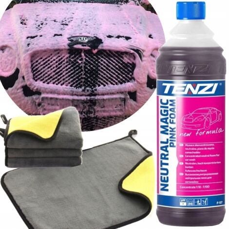 TENZI MAGIC FOAM ROSE + SERVIETTE MOUSSE ACTIVE POUR LAVE-AUTOS