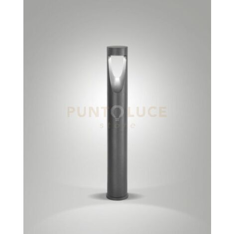 TEO PALETTO PER ESTERNO NERO LUCIDO ALTEZZA CM.80 A LED 13W 3000K 1170LM IP65