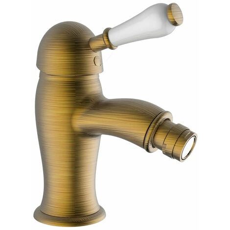 Teorema - Miscelatore Bidet Con Saltello E Leva Di Porcellana - Serie: Dune - Colore: Bronzato - Articolo: 9Z401Gg0S0
