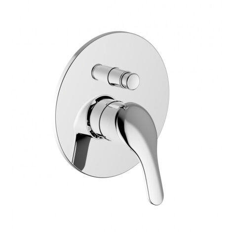 Teorema - Miscelatore Incasso Doccia Con Deviatore Cromato - Serie: Golf Plus