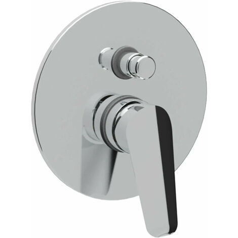 Teorema - Miscelatore Incasso Doccia Con Deviatore Cromato - Serie: Slyce
