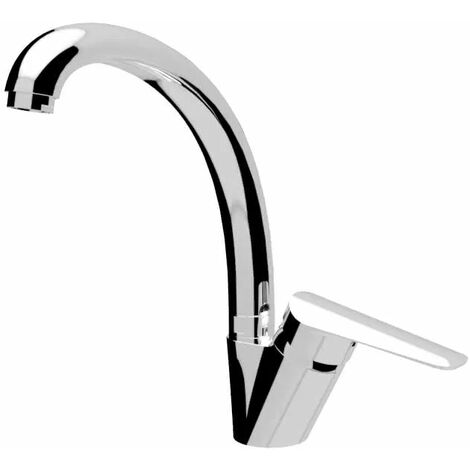Teorema - Miscelatore Lavello Canna Fusa Cromato - Serie: Slyce - Articolo: 9C52611000