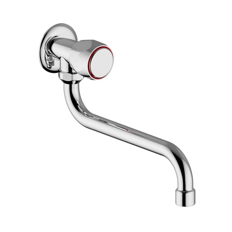 WTS - Robinet d'évier mural à bec pivotant - Teorema Corallo