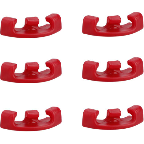 TEPOS 6P Entrenadores de plantas para un crecimiento vegetal sin estrés – Paquete de 6 entrenadores de PE reutilizables (3 x 1 cm)