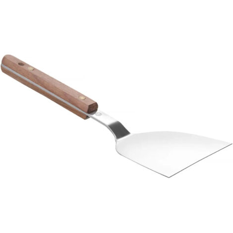 Teppanyaki-Eierburger-Spatel mit Holzgriff 240 x 105 mm