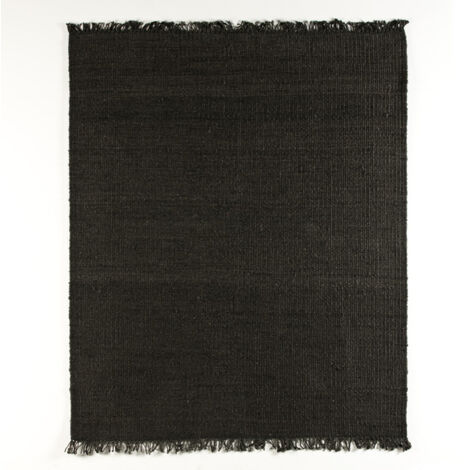 Teppich 200x1x250 Schwarzes Jute -Accessoires und Geschenke / Teppiche für alle Stile, um zu Hause eine Note zu verleihen