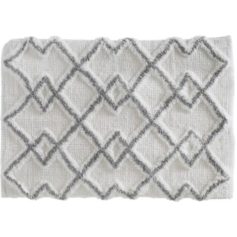 Teppich 50x75cm grau und weiß - 5five