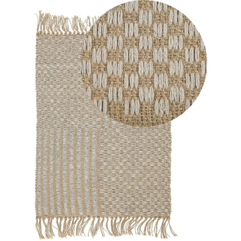 Teppich ADABAG Beige 50 x 80 cm Jute