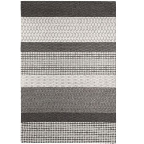 Teppich AKKAYA Grau 160 x 220 cm Wolle