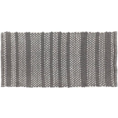 Teppich anna baumwolle 45x90cm - dunkelgrau - Tendance