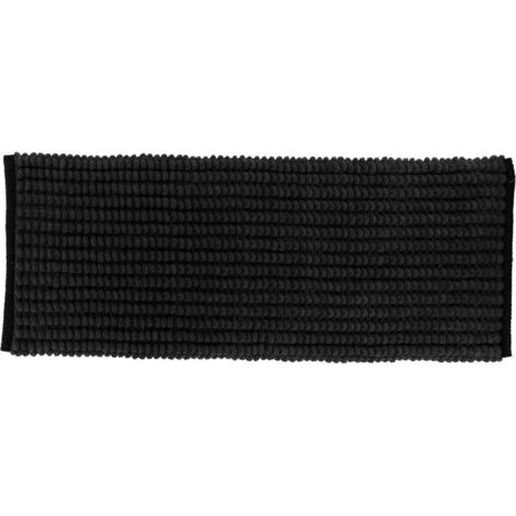 Teppich aus polyester-baumwolle 45x120 cm - schwarz - Tendance