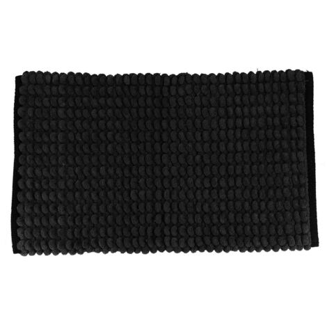 Teppich aus polyester-baumwolle 45x75 cm - schwarz - Tendance