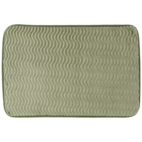 Teppich aus polyester mit welleneffekt 40x60 cm - khaki - Tendance