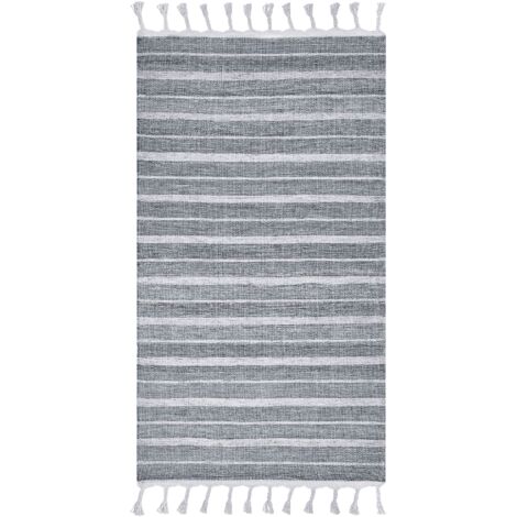 Teppich BADEMLI Hellgrau 80 x 150 cm